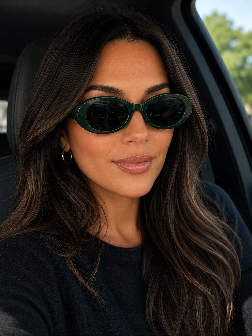 Rachel Zoe RZ Collection Oval Odette Sunglasses – great condition with Case